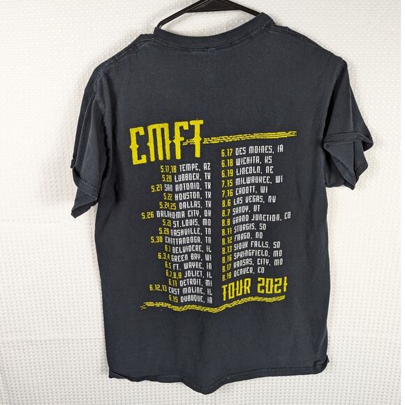 Corey Taylor CMFT Band Tour Shirt M Black Graphic 2021 Concert Tee Rock Metal - Picture 4 of 5